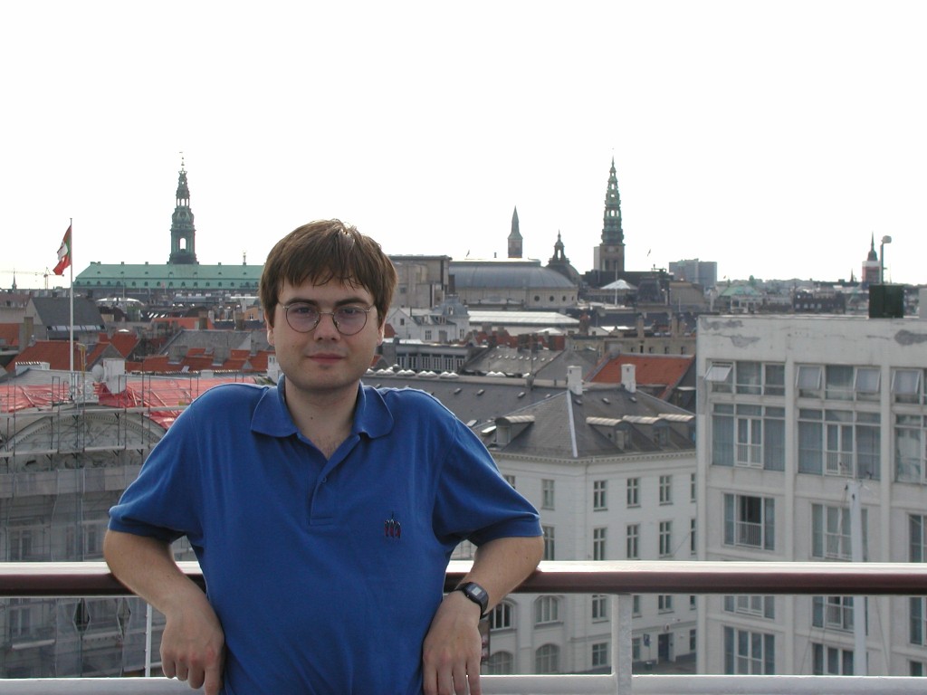 Un doble de Harry Potter en el ferry a Copenhague