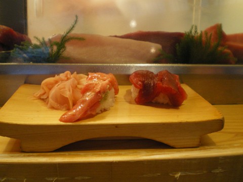 sushi en Tsukiji