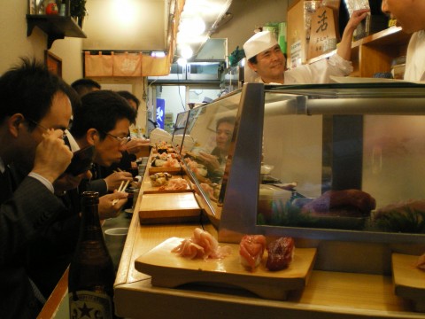 Desayuno sushi Tsukiji